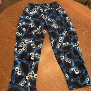 Sesame Street Cookie Monster pajamas pants unisex XL